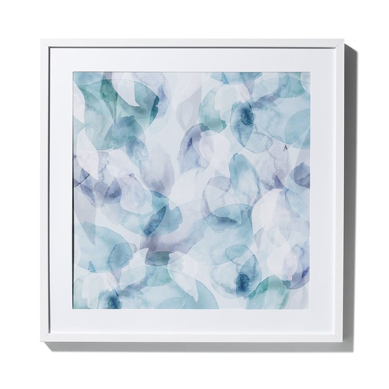 Watercolour Print Cascade Mint