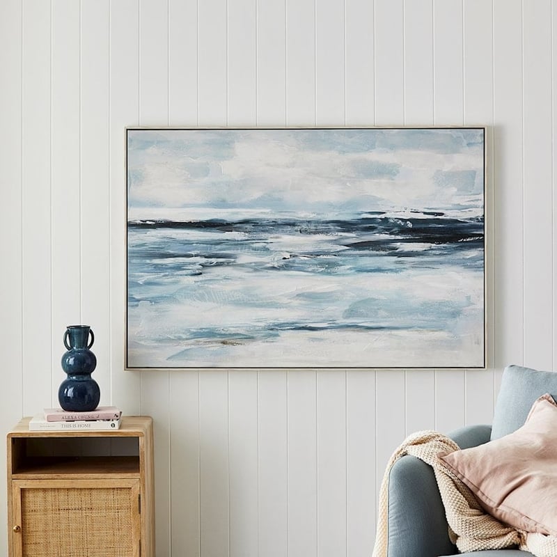 Dusk Skies Azure Coast Wall Art