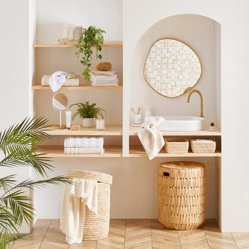 Silas Gold Irregular Mirror