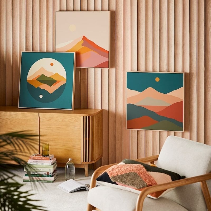 Maus Haus Pink Mountain Canvas