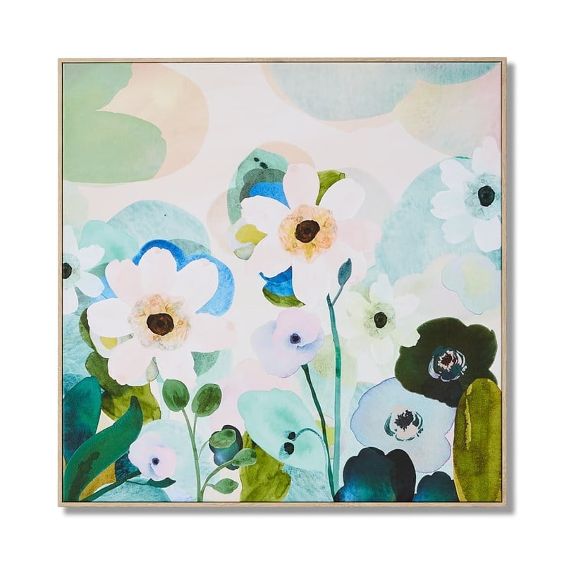 Watercolour Daisies Pastel Flowers Wall Art