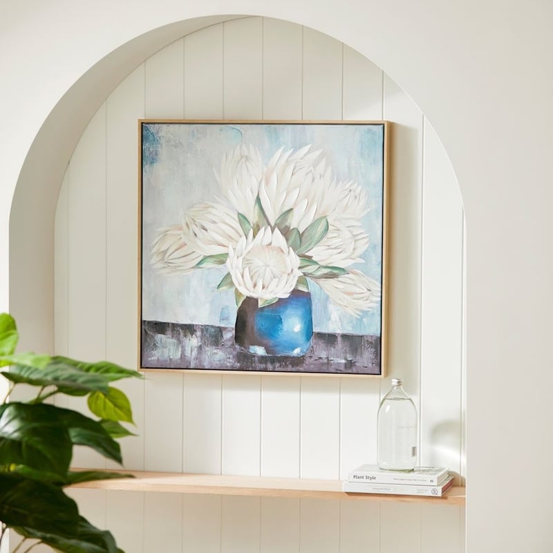 Protea Bouquet Lifestyle Canvas