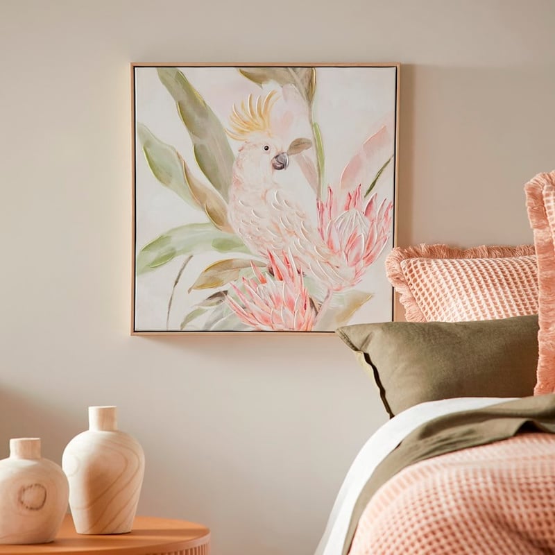 Animalia White Cockatoo Canvas