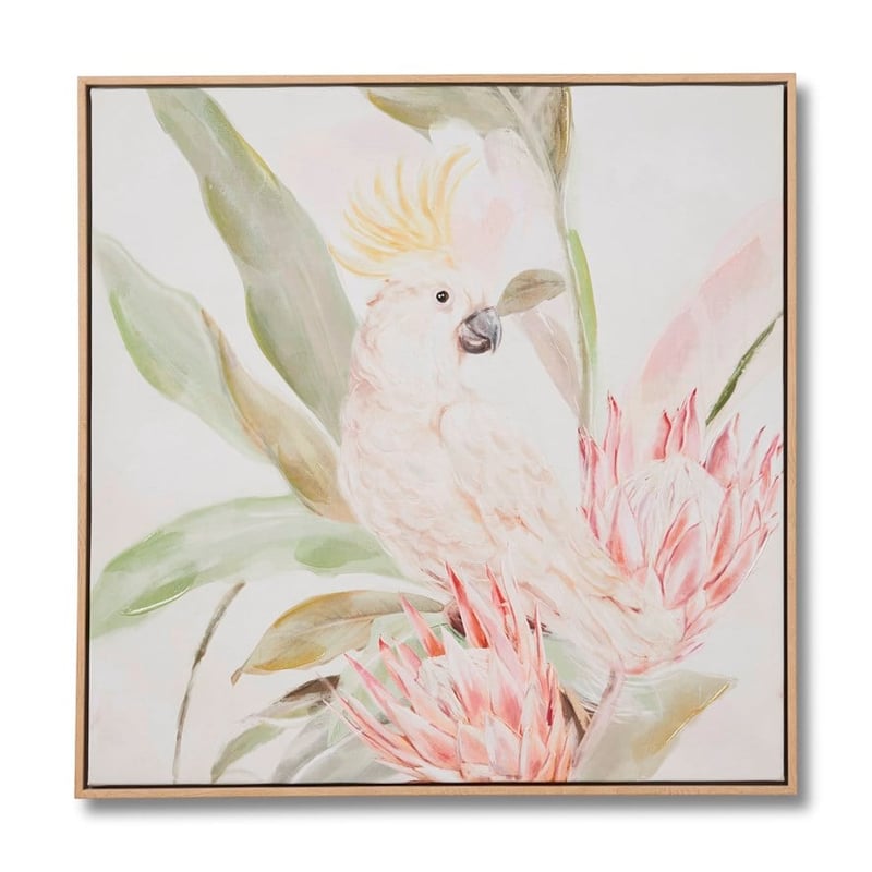 Animalia White Cockatoo Canvas