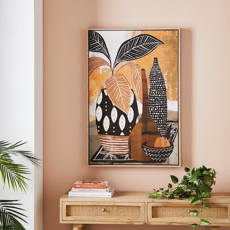 Habitat Tribal Vase Canvas