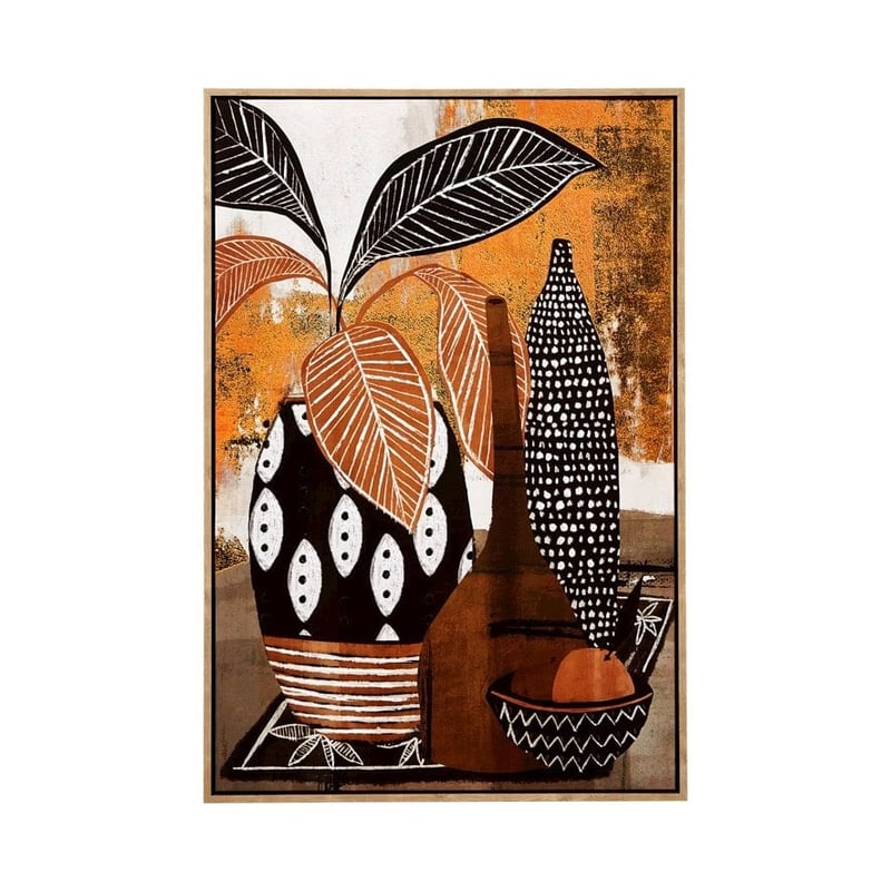 Habitat Tribal Vase Canvas