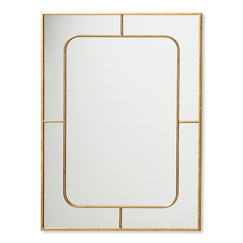 Gatsby Antique Gold Rectangle Mirror