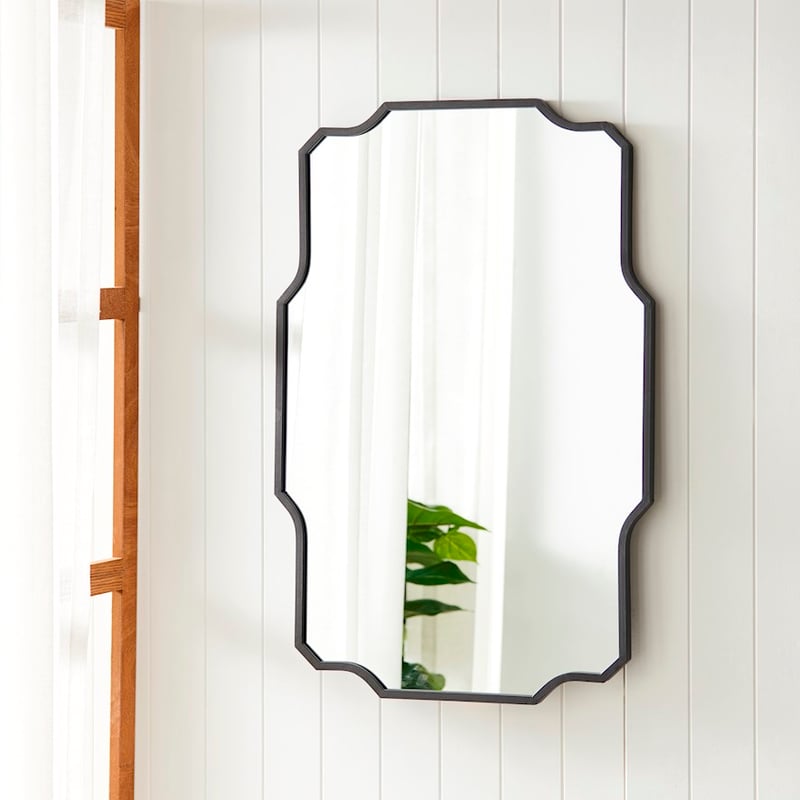Empire Black Rectangle Mirror