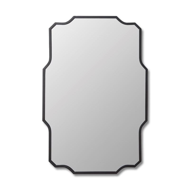 Empire Black Rectangle Mirror