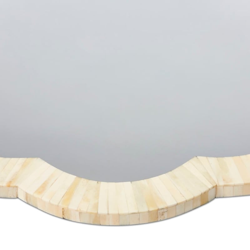 Catania Ivory Flower Mirror