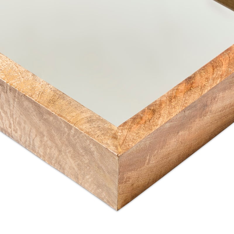 Shinto Burnt Natural Mirror