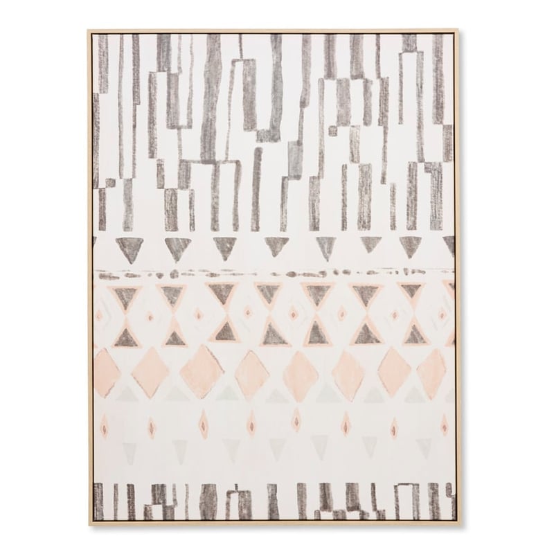 Aztec Diamond Blush Canvas