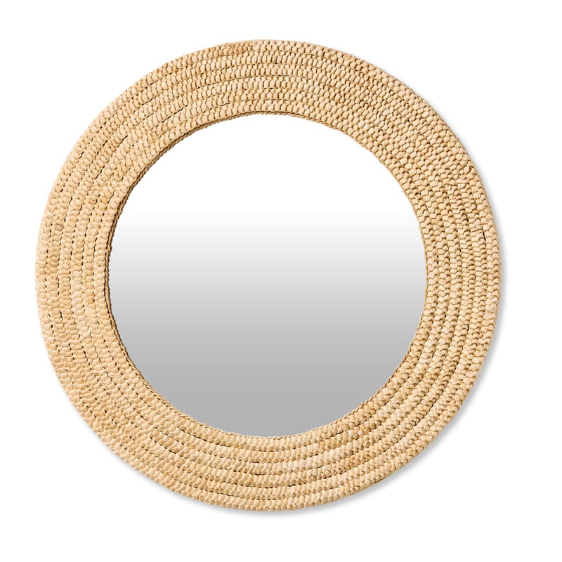 Caribbean Natural Round Mirror 