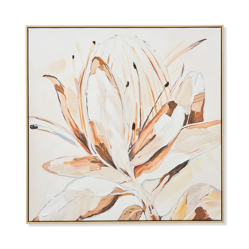 Native Autumn Protea Canvas