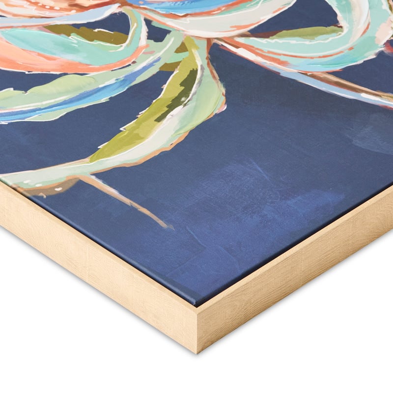 Native Navy Banksia Canvas