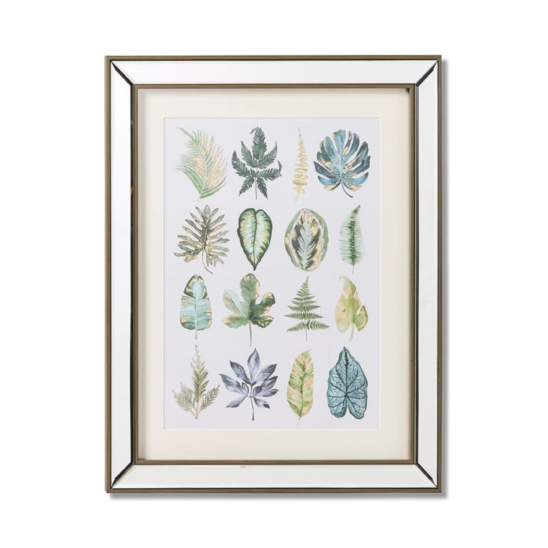 Botany Leaves Framed Wall Art