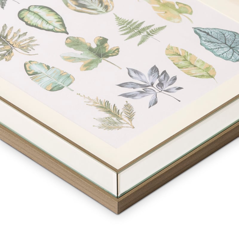 Botany Leaves Framed Wall Art