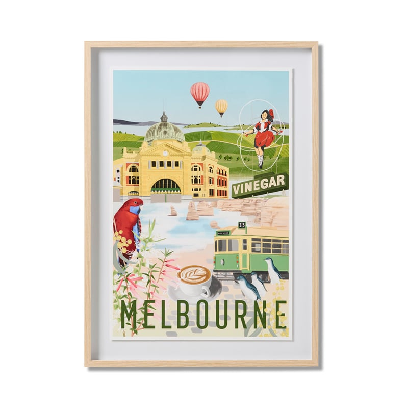 Australian Icon Melbourne Framed Wall Art