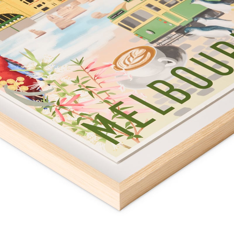 Australian Icon Melbourne Framed Wall Art