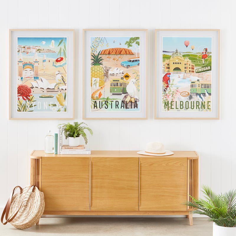 Australian Icon Melbourne Framed Wall Art