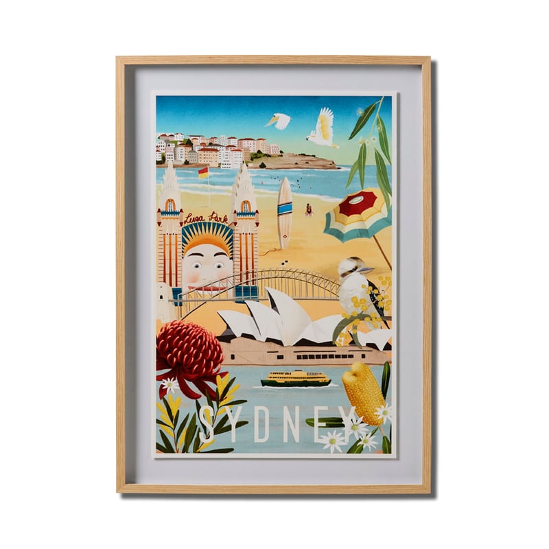 Australian Icon Sydney Framed Wall Art