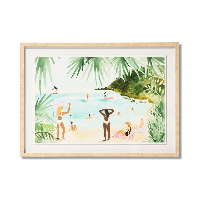 Summer Living Beach Framed Wall Art