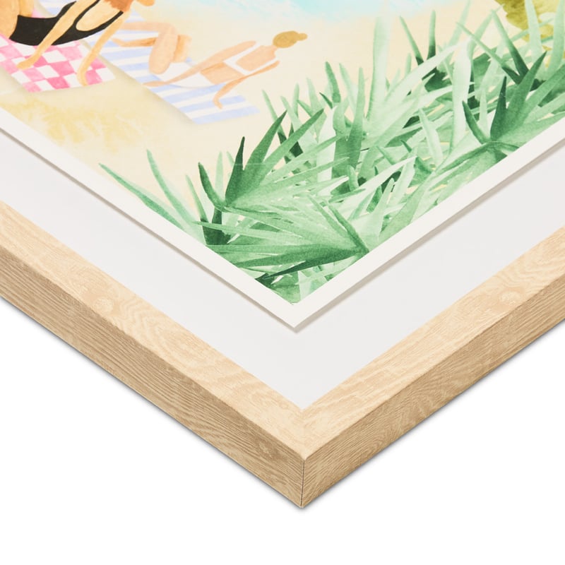Summer Living Beach Framed Wall Art