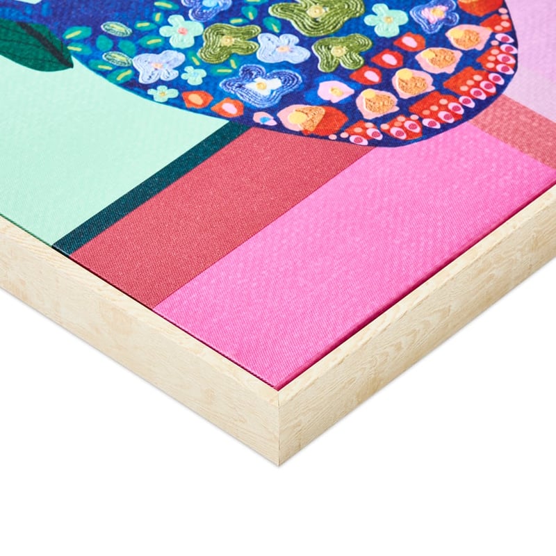 Frida Bouquet Flowers Canvas