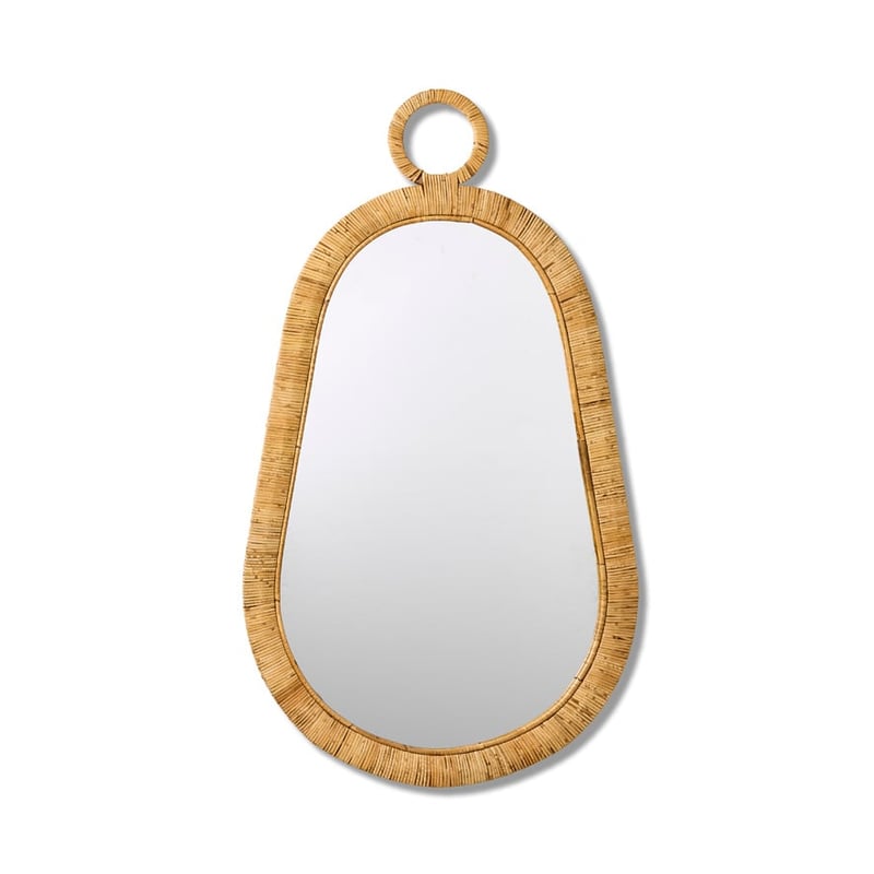 Corsica Natural Oval Mirror