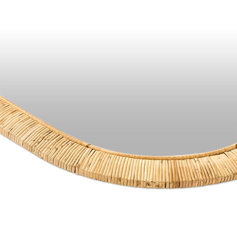 Corsica Natural Oval Mirror