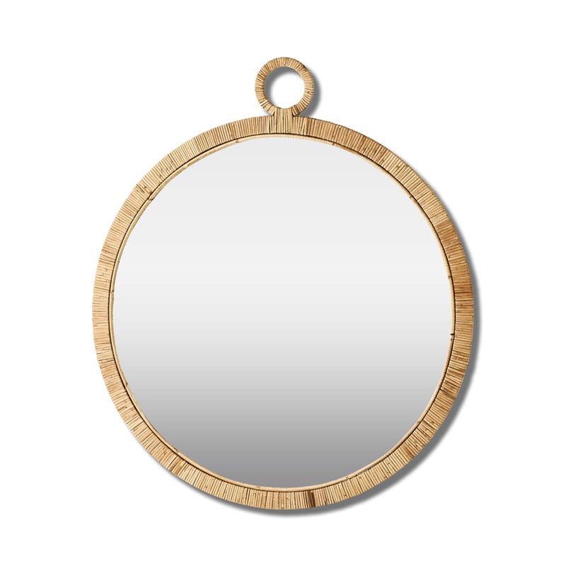 Corsica Natural Round Mirror