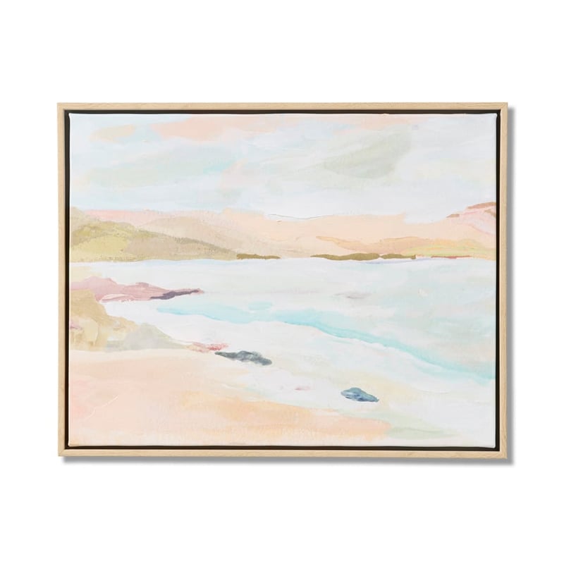 Summer Breeze Pastel Beach Canvas