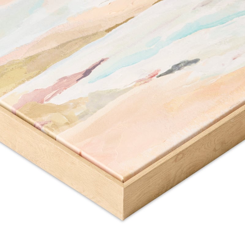 Summer Breeze Pastel Beach Canvas