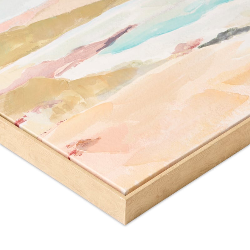 Summer Breeze Pastel Beach Canvas