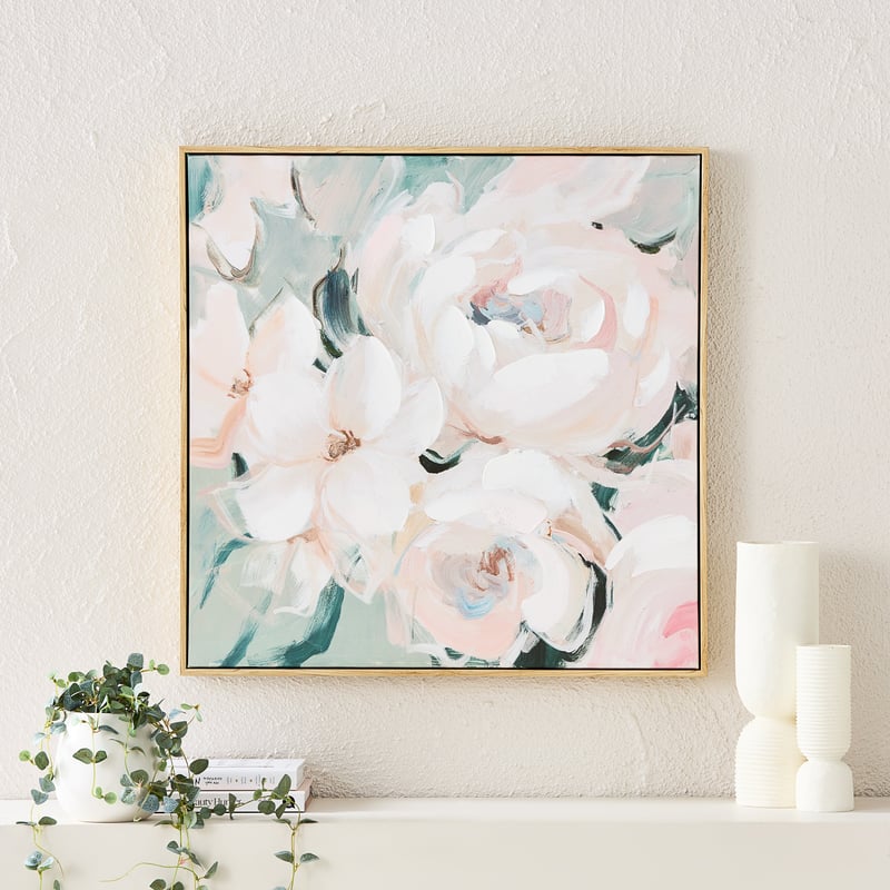 Bloom Pink Rose Canvas