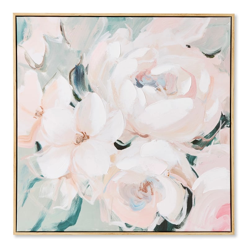 Bloom Pink Rose Canvas