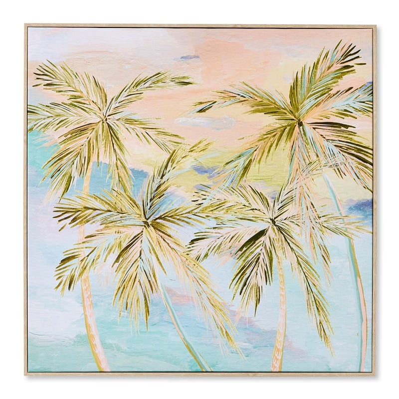 Ocean Breeze Palms Canvas