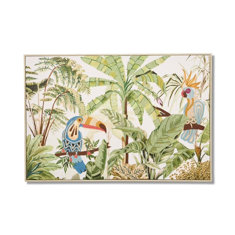 Jungle Blue Toucan Canvas