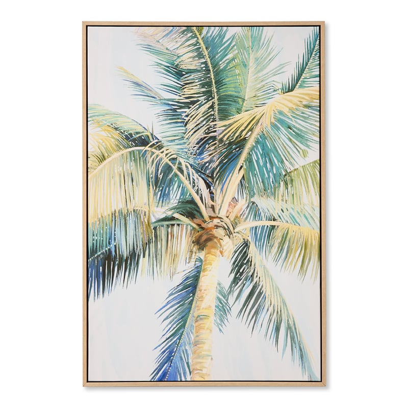 Island Tall Palm Canvas