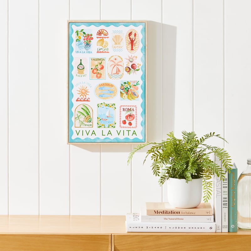 Viva La Vita Stamps Canvas