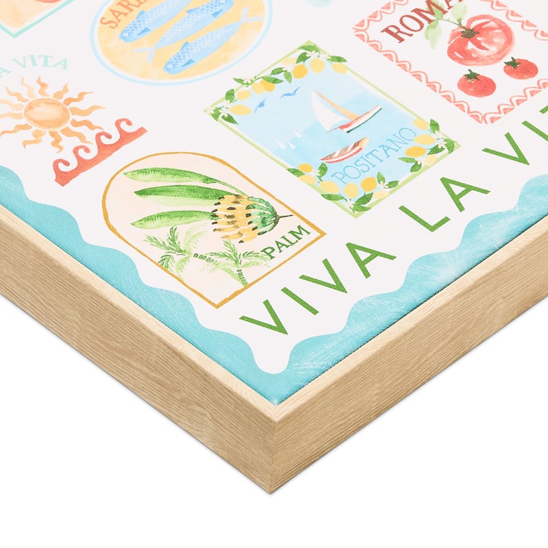 Viva La Vita Stamps Canvas