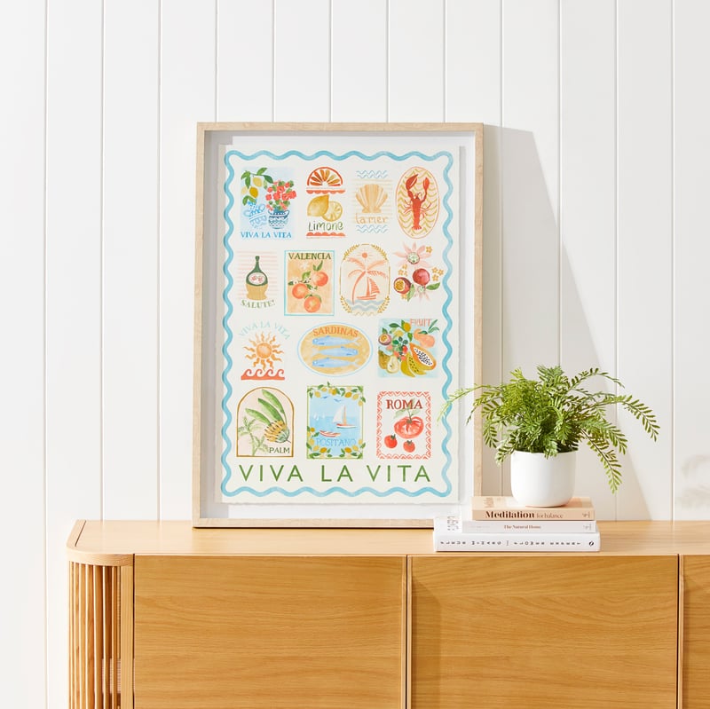 Viva La Vita Stamps Canvas