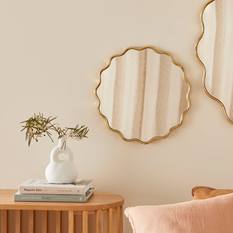 Ophelia Gold Mirror