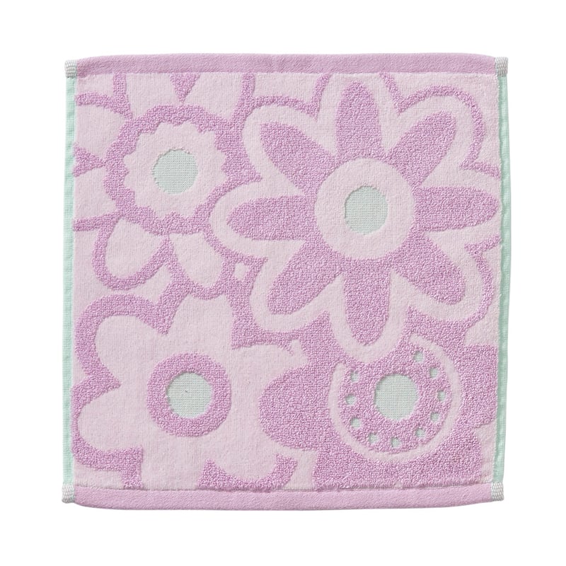 Poppy Floral Lilac & Mint Towel Range