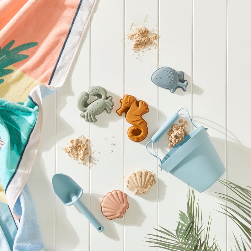 Kids Bucket & Spades Sea Life Set