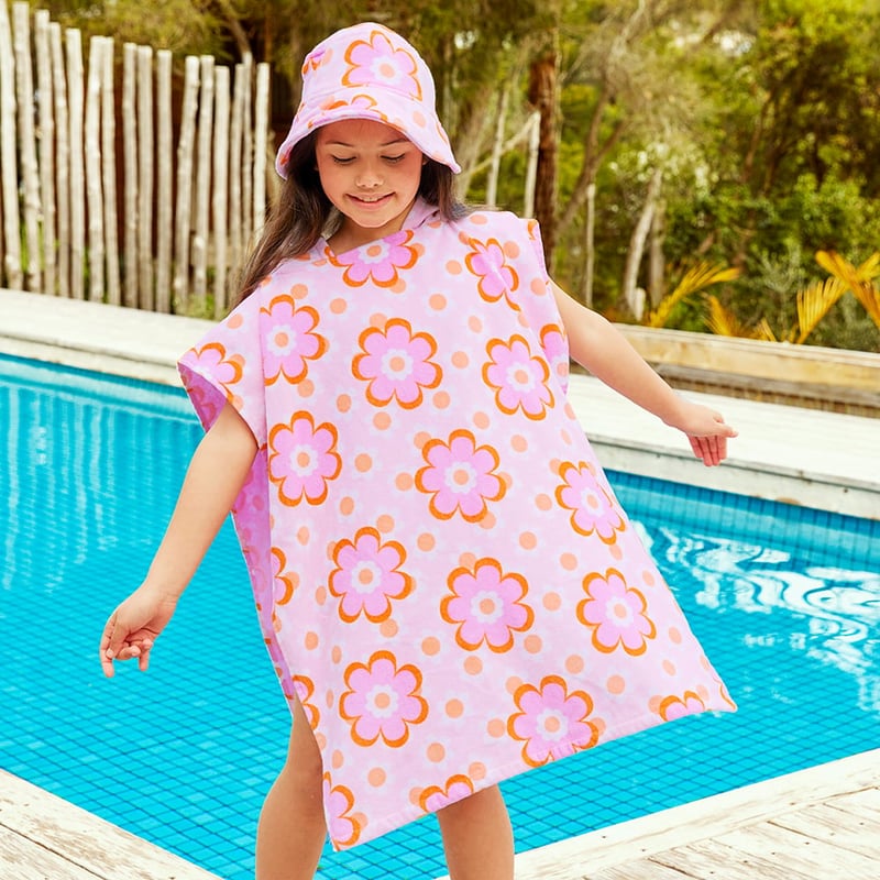 Daisy Dreams Kids Hooded Towel