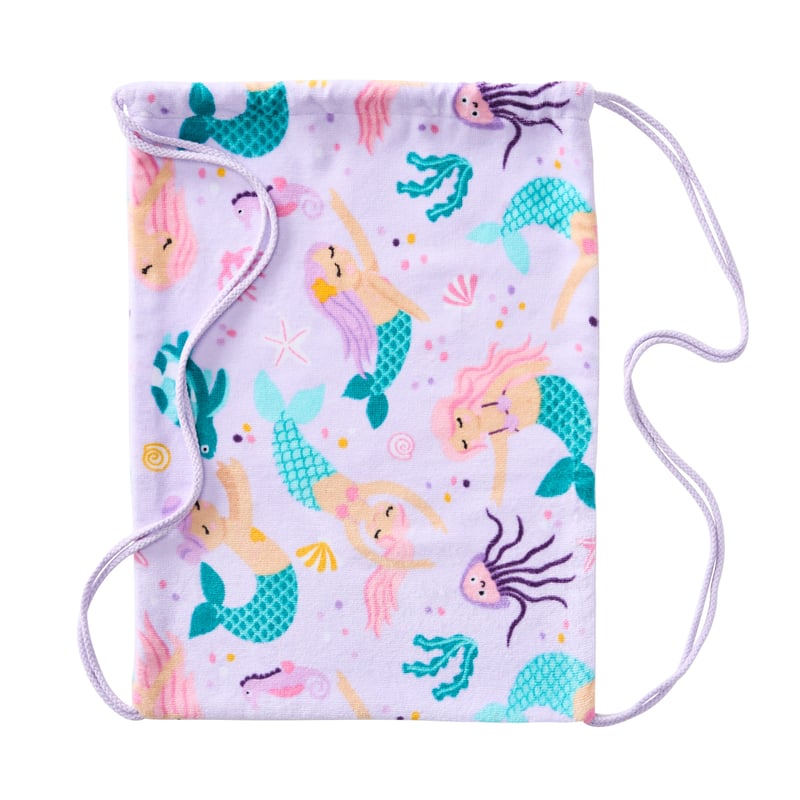 Kids Terry Mermaid Dreams Beach Bag