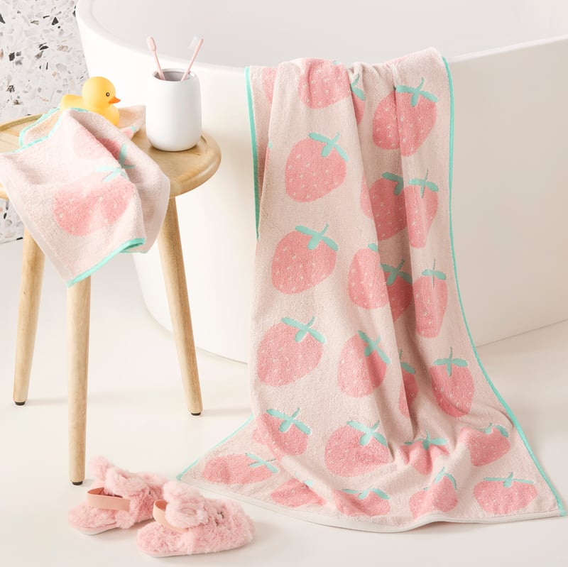 Strawberry Fields Towel Range  