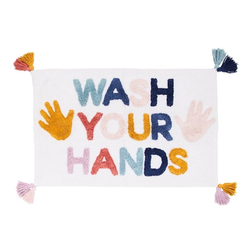 Wash Your Hands Multi Novelty Bath Mat