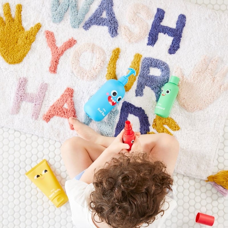 Wash Your Hands Multi Novelty Bath Mat